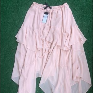 Barepink chiffon skirt with tag